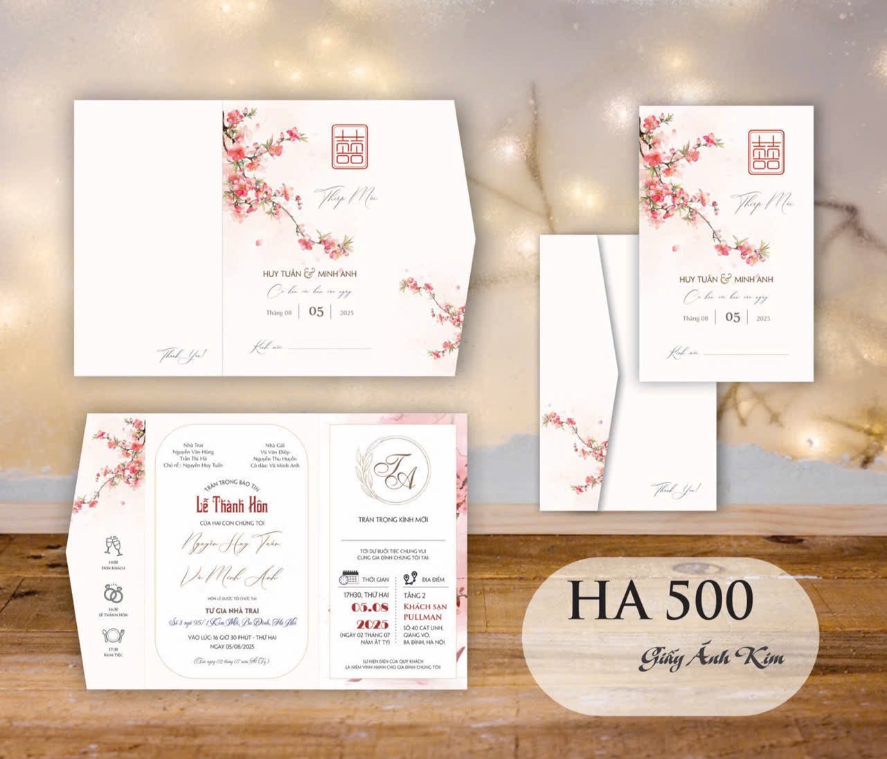 Mẫu thiệp HA 2025