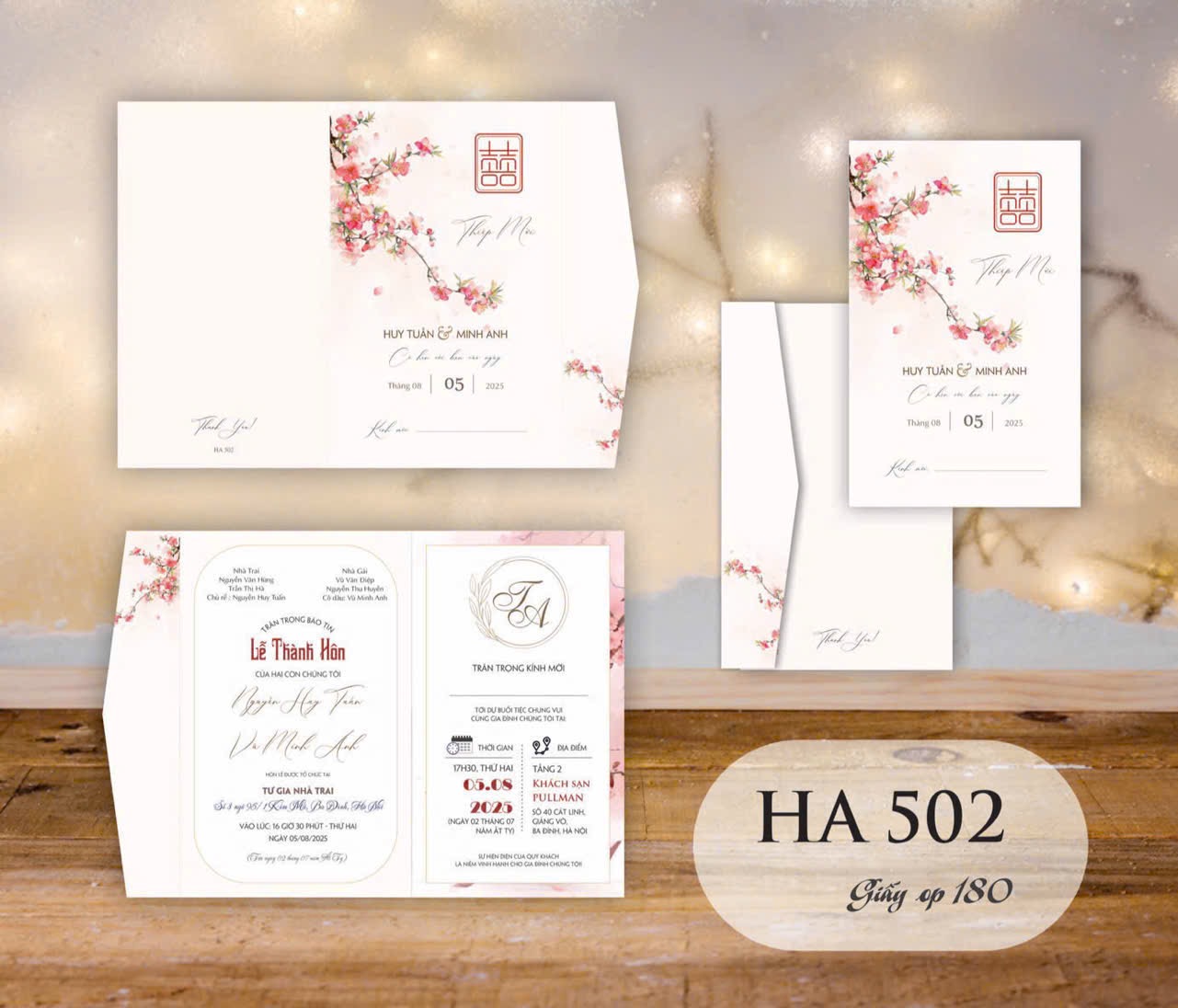 Mẫu thiệp HA 2025