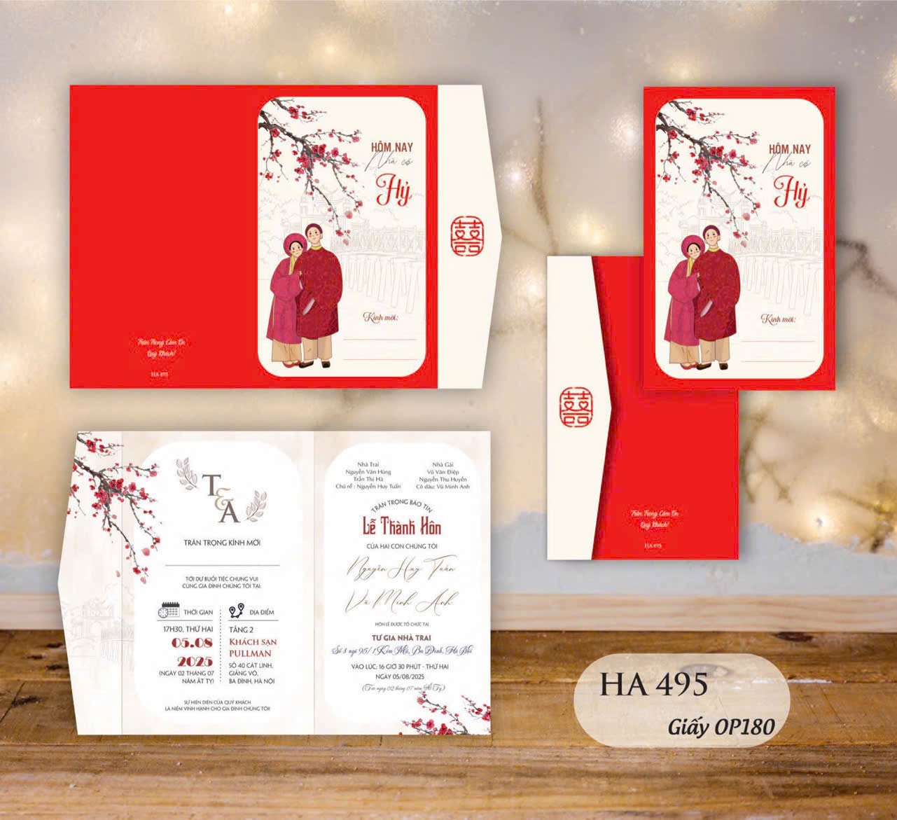 Mẫu thiệp HA 2025