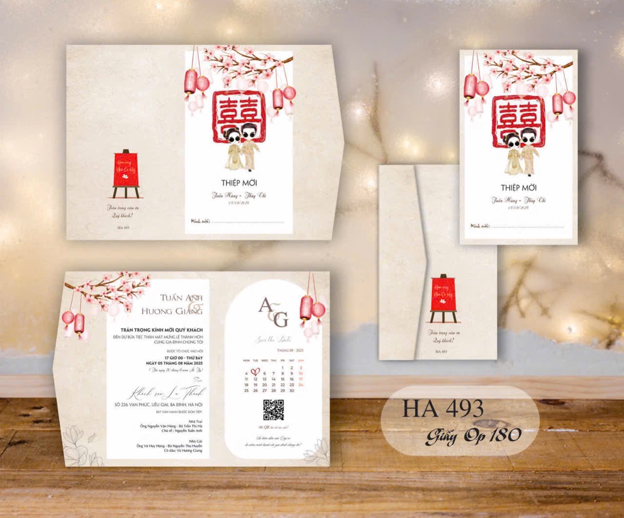 Mẫu thiệp HA 2025