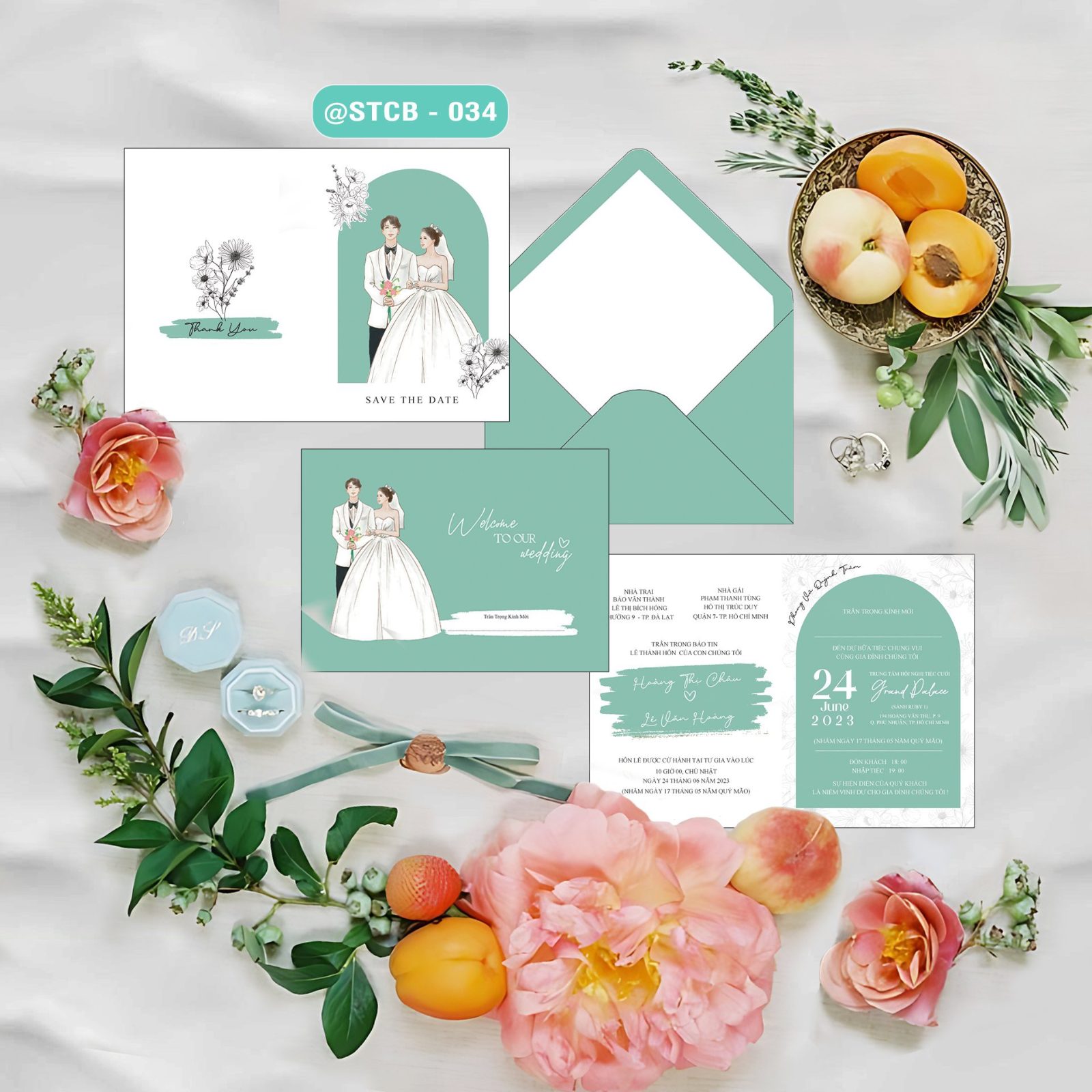 Thiệp phong bì phong cách Chibi