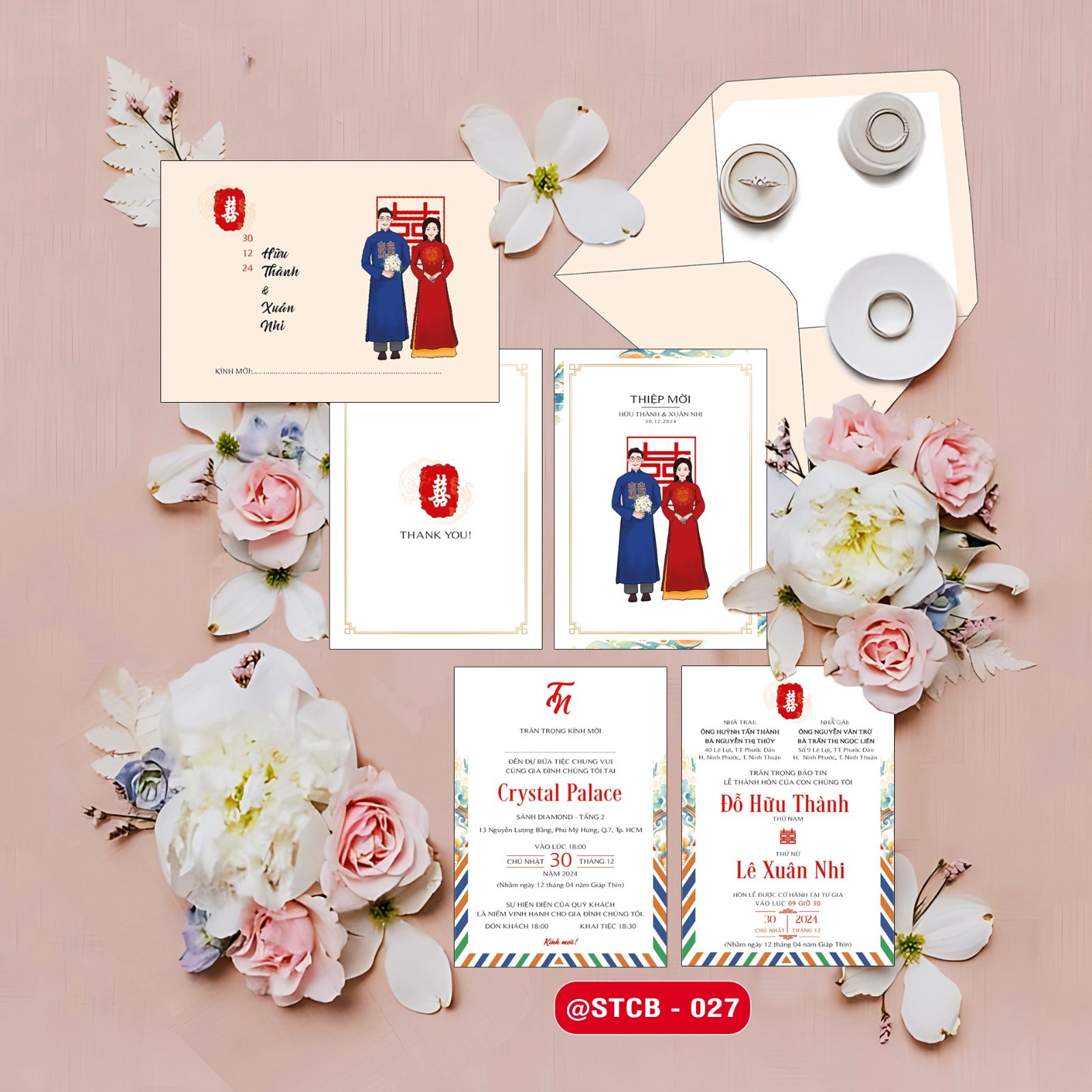 Thiệp phong bì phong cách Chibi