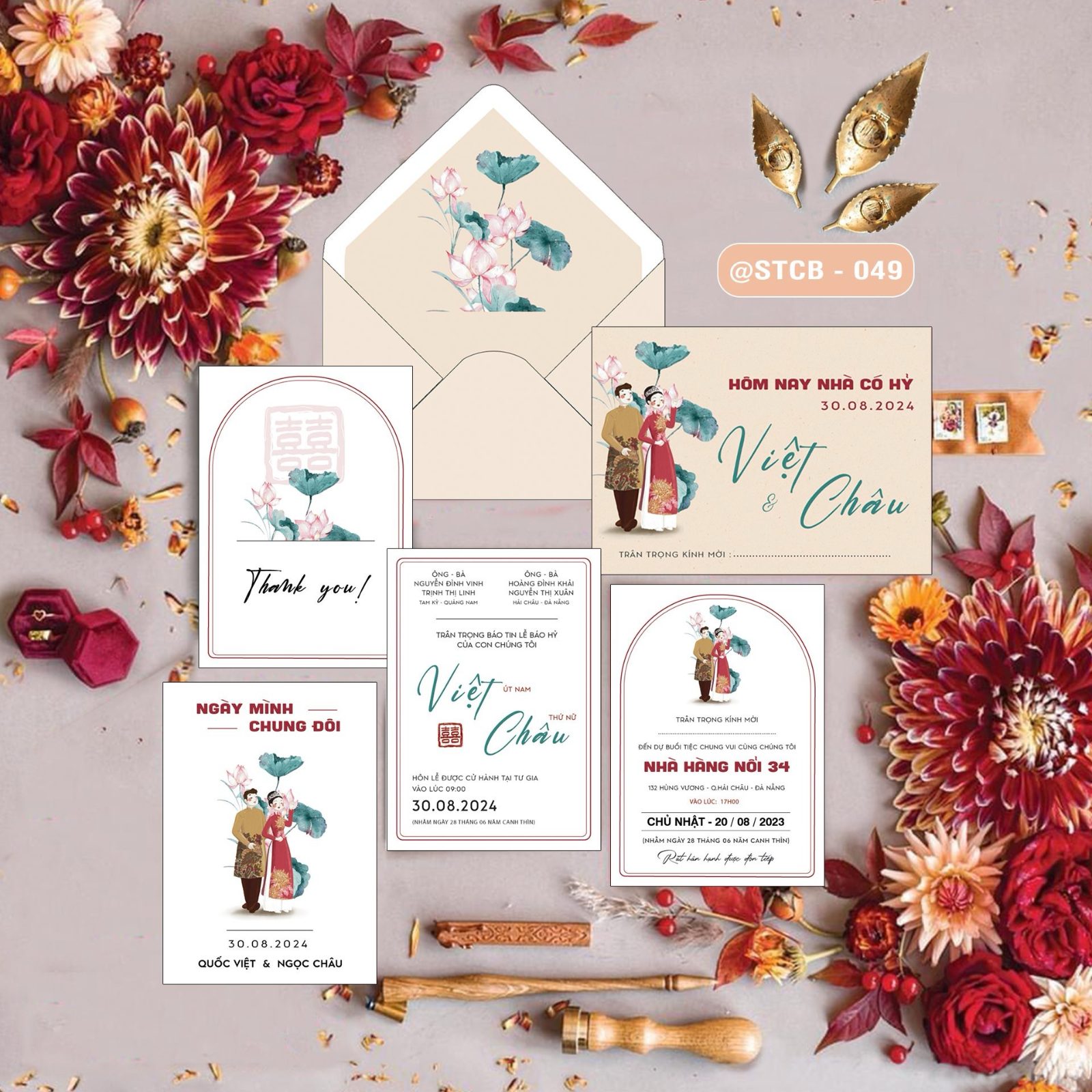 Thiệp phong bì phong cách Chibi