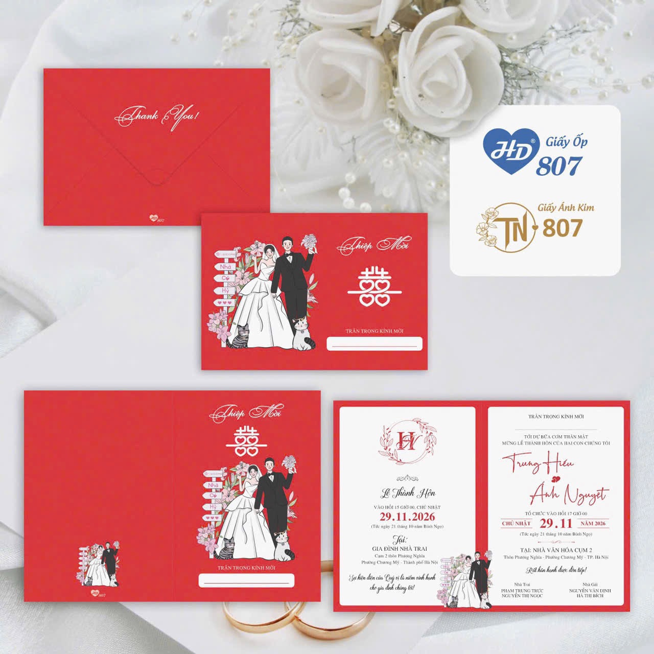 Mẫu thiệp Phong bì HD-TN 2026