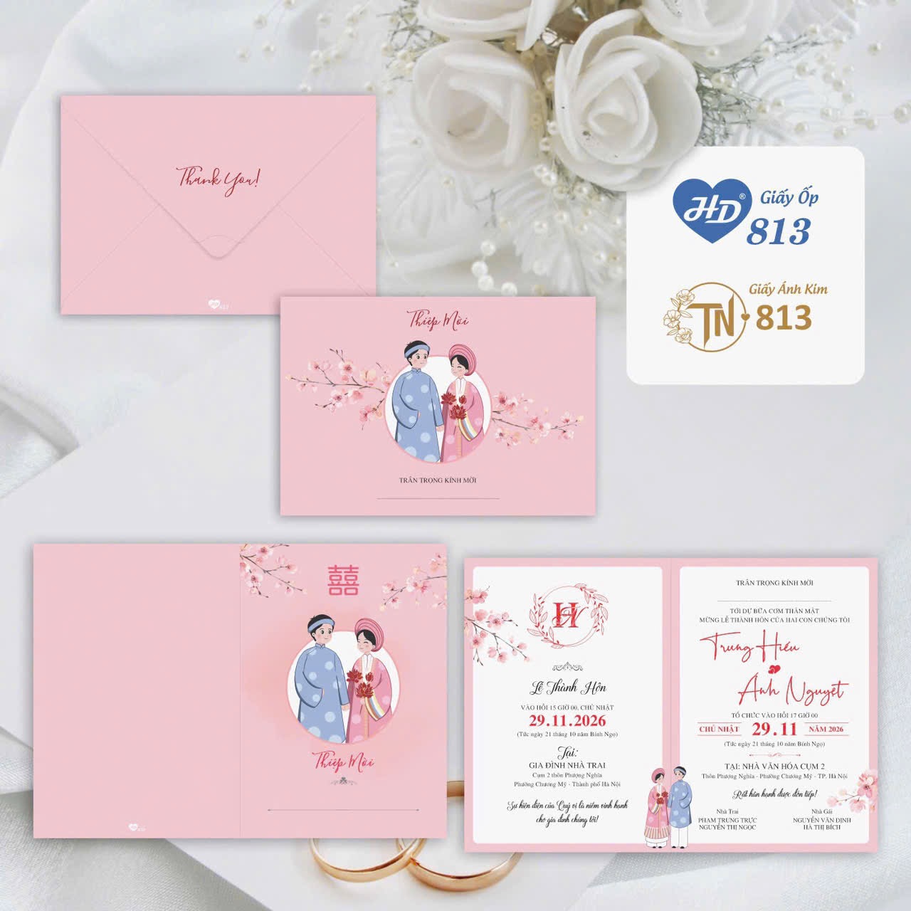 Mẫu thiệp Phong bì HD-TN 2026