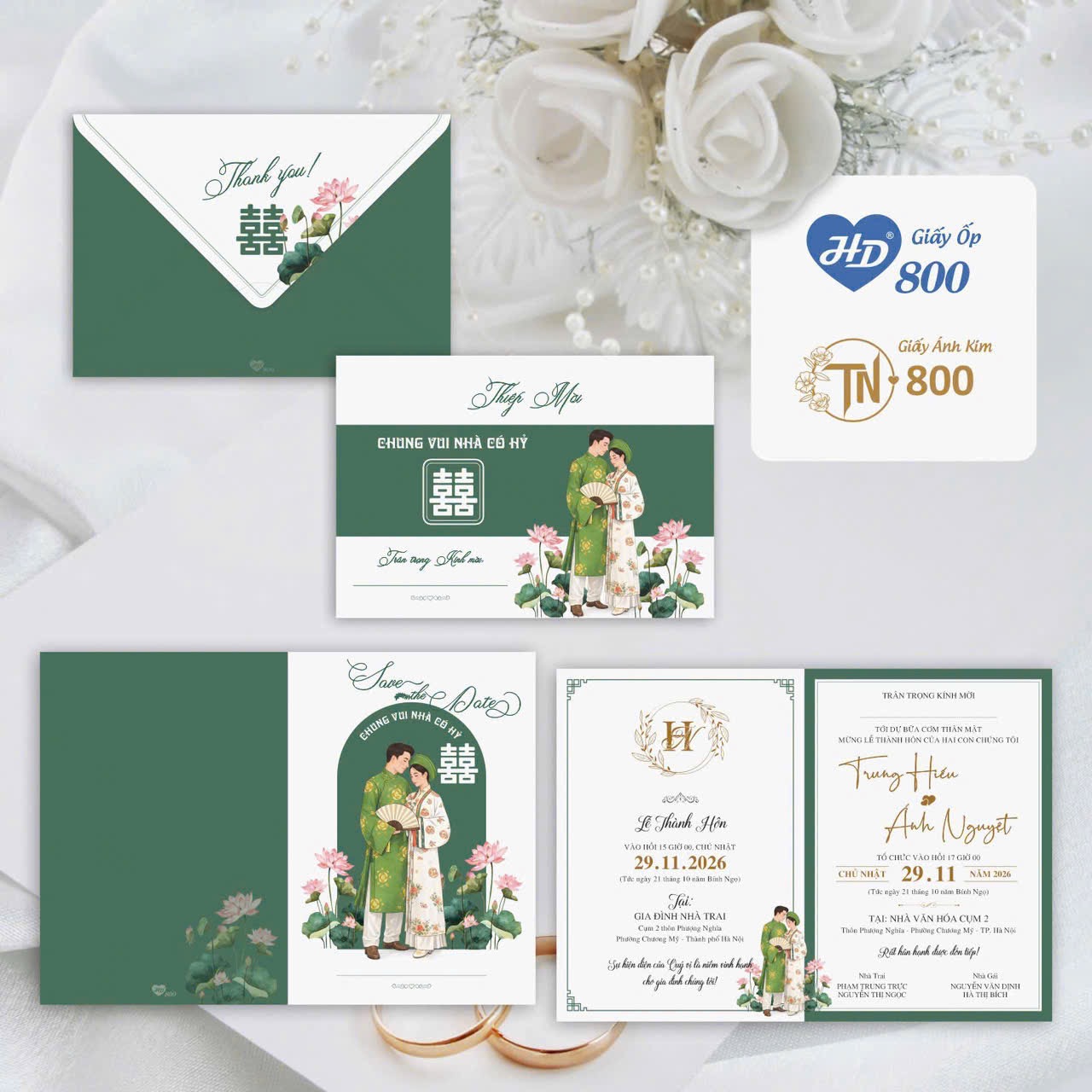 Mẫu thiệp Phong bì HD-TN 2026