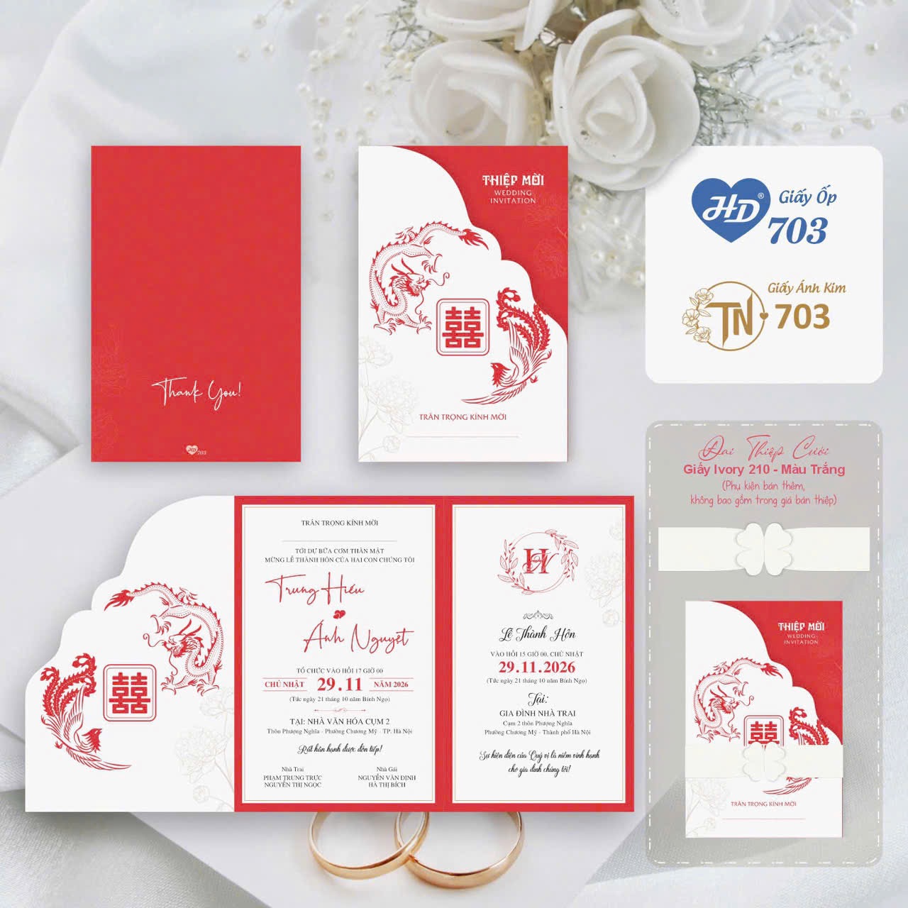 Thiệp cưới gấp 3 HD-TN 2026