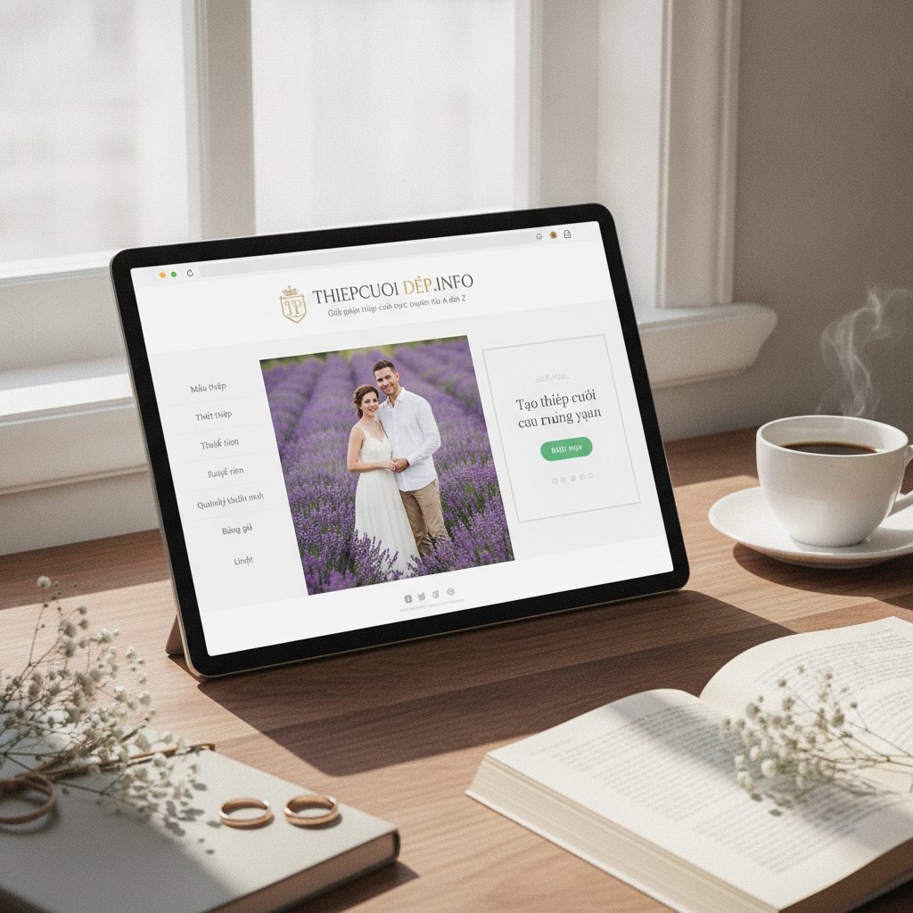 Hỏi đáp: Tạo thiệp cưới online từ A đến Z